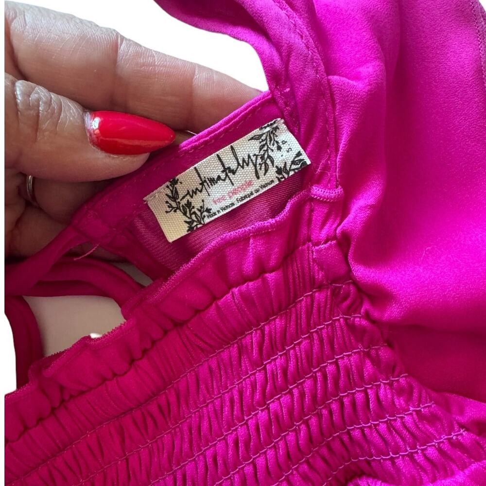 Intimately Free People Want Your Love Pink Mini Babydoll Dress Small - Picture 5 of 12